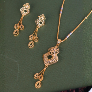 aurelian lace drop necklace set