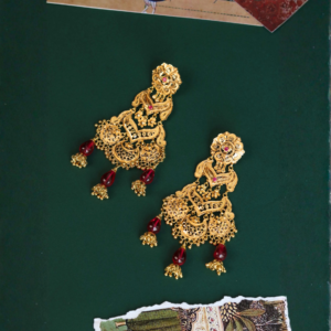 antique kundan pe set