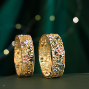 rose gold engagement kangan