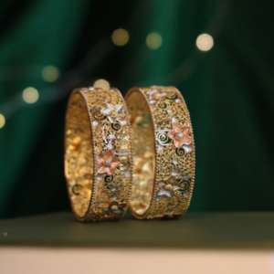 rose gold engagement kangan