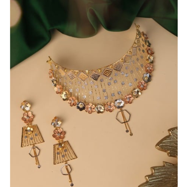 wedding rose gold choker set wedding rose gold choker set