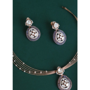 omega collection – rose gold necklace set