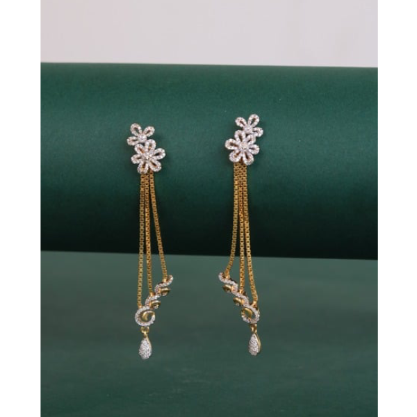 cz modern earrings cz modern earrings